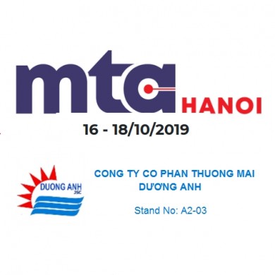 Công ty Dương Anh triển lãm thiết bị Ishan tại MTA 2019 Hà Nội